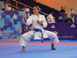 Carla Placed 7th at the Junior World Karate Championships